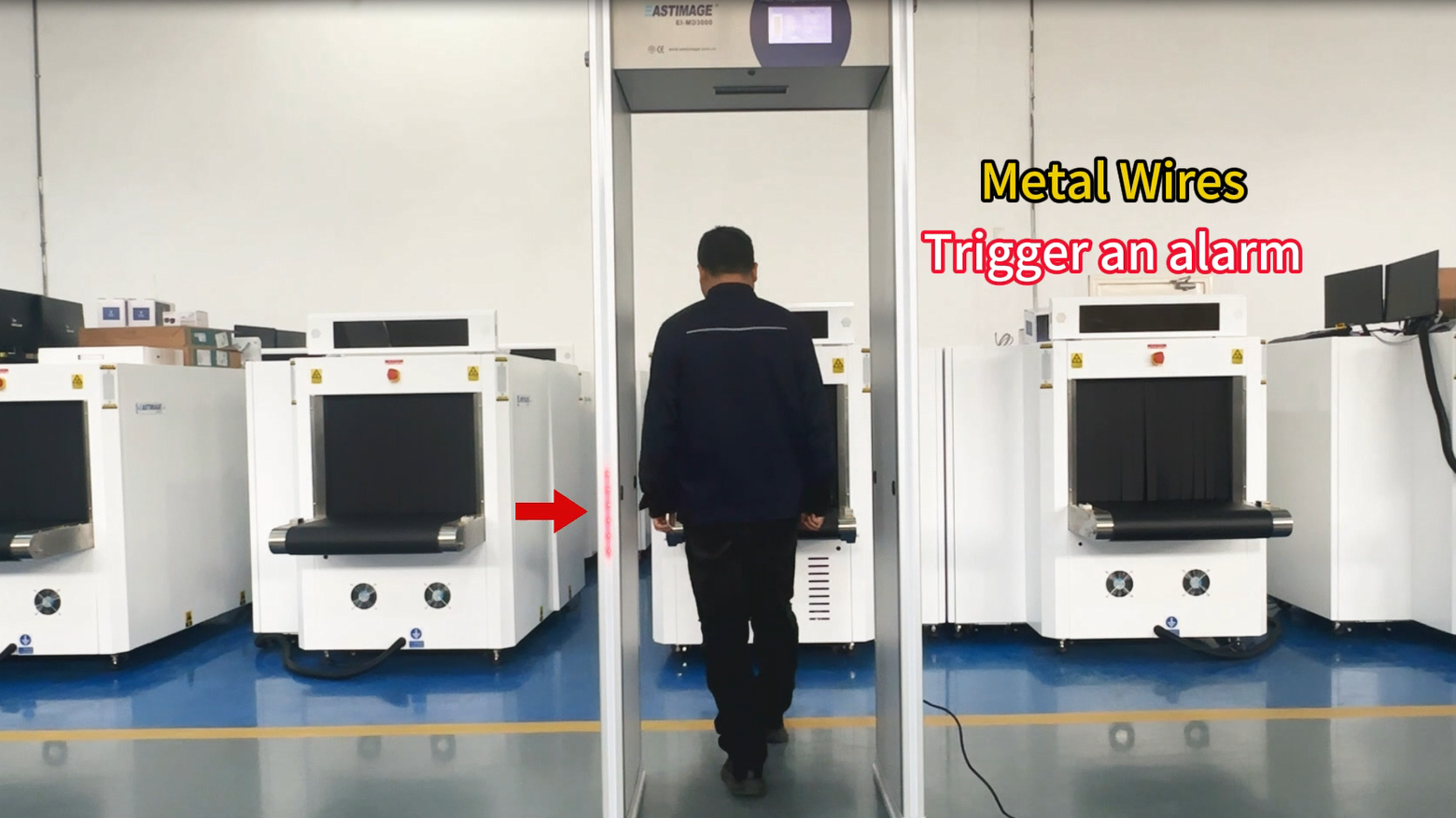 Израильге жөнелтілген EASTIMAGE MD3000 металл детекторларының 30 бірлігі: қауіпсіздікті сканерлеу жабдығы шетелде танымал болды